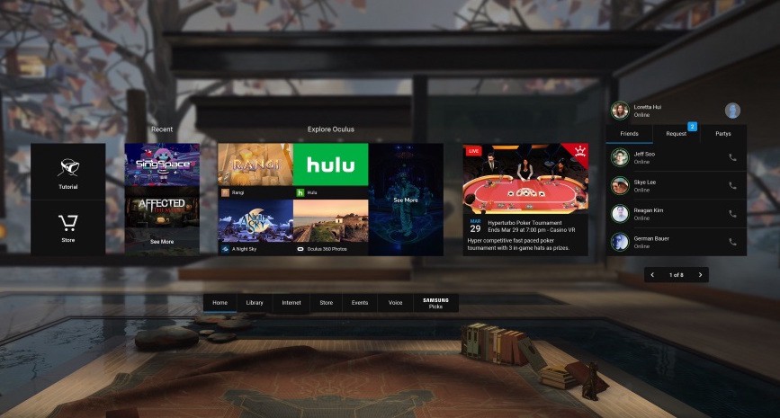 Oculus Home UI