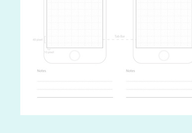 iPhone 6 Printable Sketch Paper