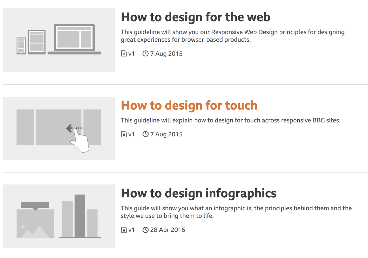 “How to” in the BBC Design System