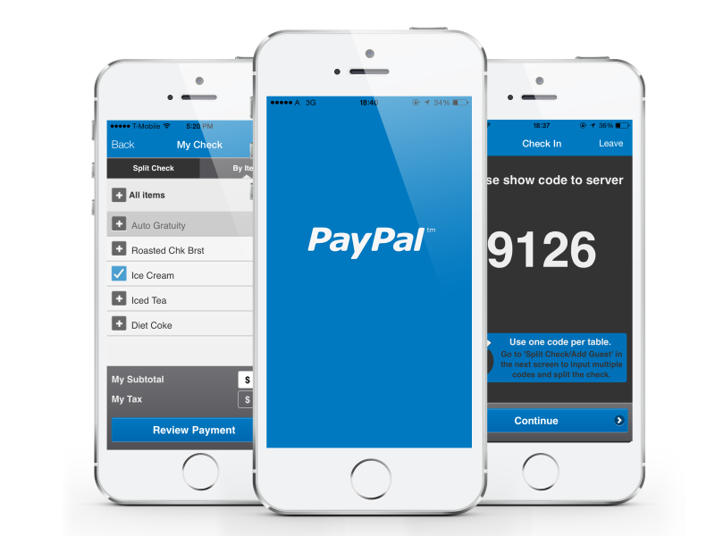 Paypal UI design