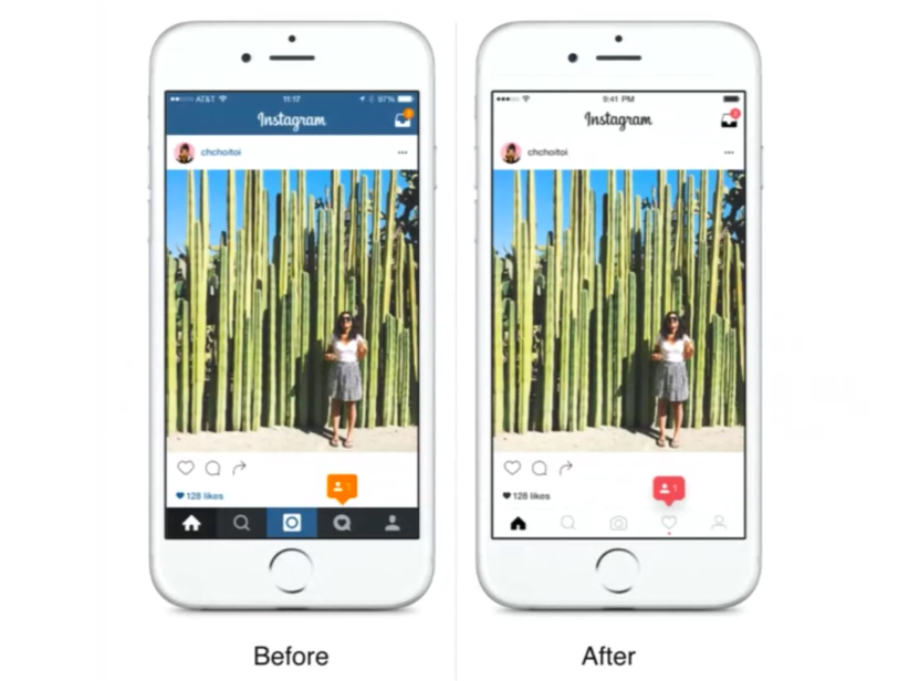 Instagram’s recent redesign